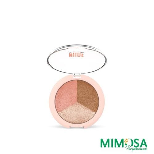 Golden Rose Nude Look Baked Trio Face Powder Paramimosa