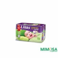 Lilas Couche BB 3-5 Kg Confort max actif pharmacie , 32 pièces