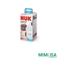 NUK PERFECT MATCH BIBERON EN VERRE BLANC 120ML 0M+
